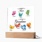 First Mom Now Grandma Printed Square Shaped Acrylic Plaque-Express Your Love Gifts