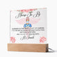 NursingNurse to Be Printed Square Shaped Acrylic Plaque-Express Your Love Gifts