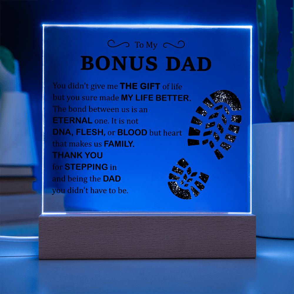 Gift of Life Printed Square Shaped Acrylic Plaque-Express Your Love Gifts