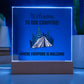 Everyone is Welcome Printed Square Shaped Acrylic Plaque-Express Your Love Gifts