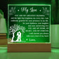You Are My Greatest Blessing Printed Square Shaped Acrylic Plaque-Express Your Love Gifts