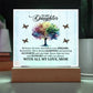 To My Daughter From Mom Be Brave Printed Square Shaped Acrylic Plaque-Express Your Love Gifts