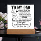 To My Dad So Much of Me Printed Square Shaped Acrylic Plaque-Express Your Love Gifts