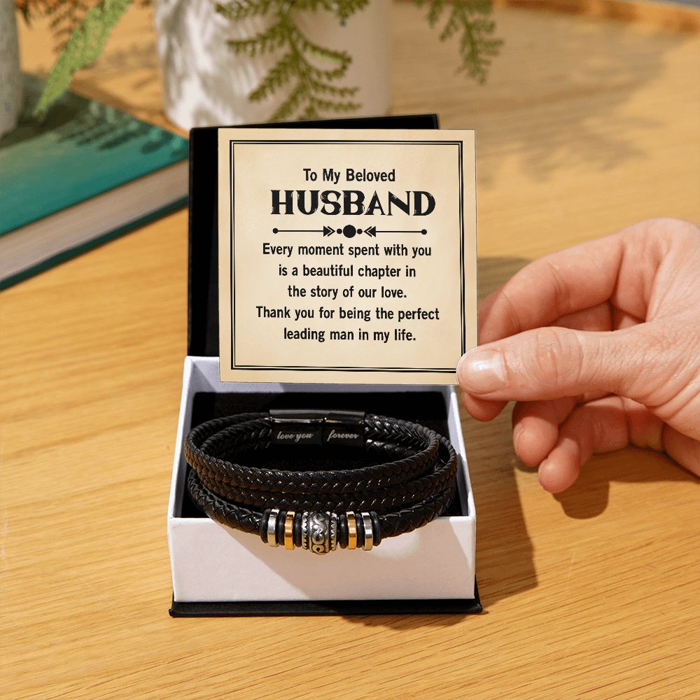 To My Husband Every Moment Spent With You Love You Forever Bracelet-Express Your Love Gifts