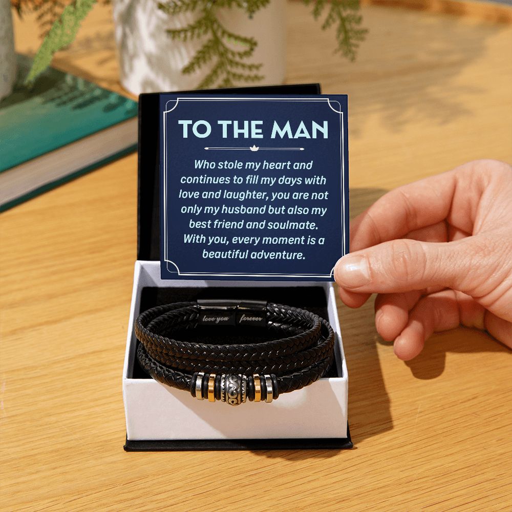 To My Husband To the Man Who Stole Love You Forever Bracelet-Express Your Love Gifts