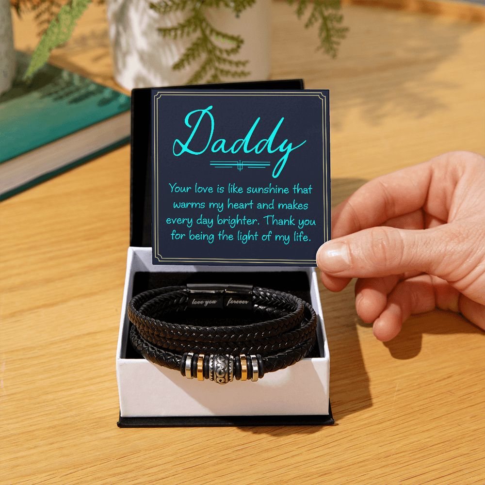 To My Dad Your Love Is Love You Forever Bracelet-Express Your Love Gifts