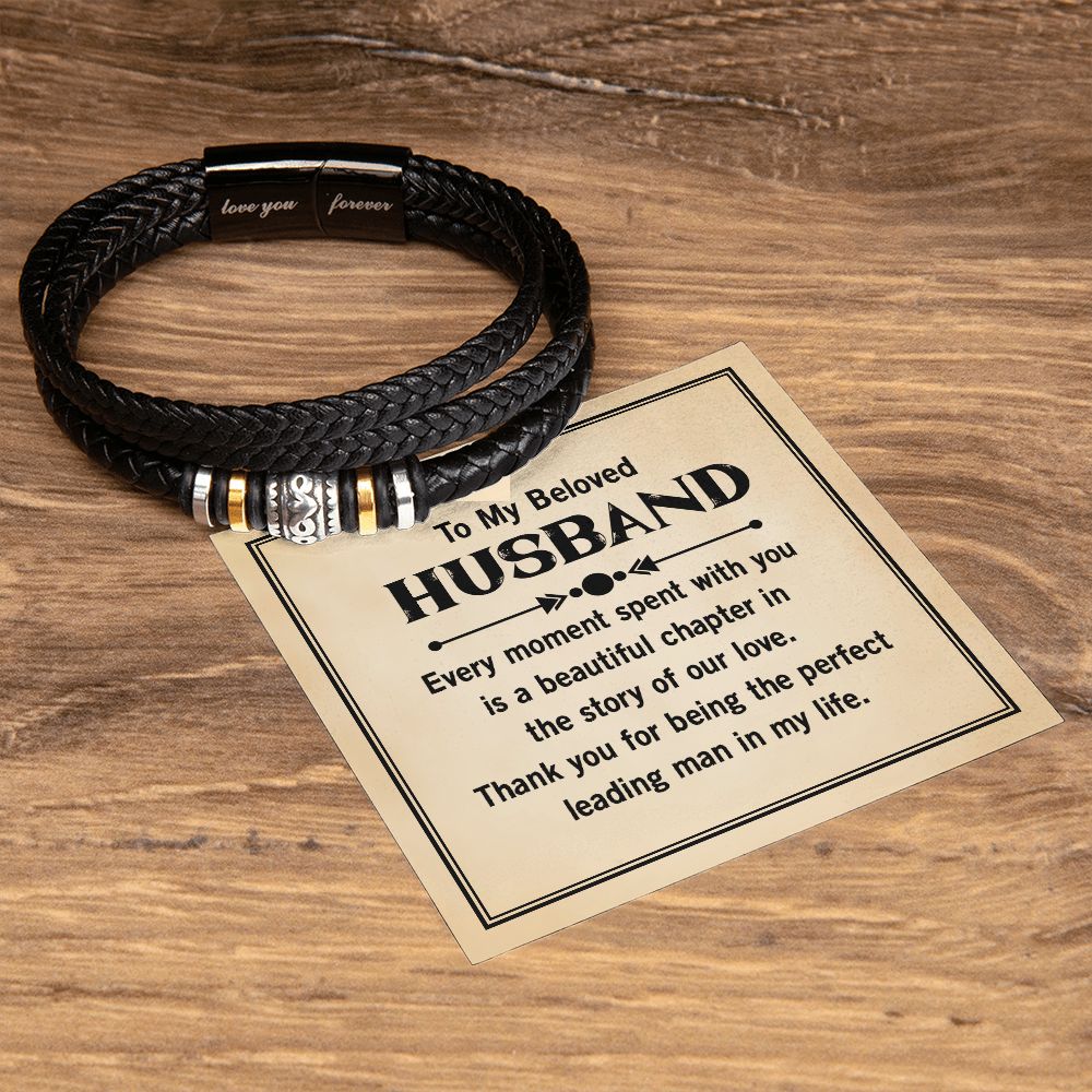To My Husband Every Moment Spent With You Love You Forever Bracelet-Express Your Love Gifts
