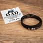 Man Like My Father Love You Forever Bracelet-Express Your Love Gifts