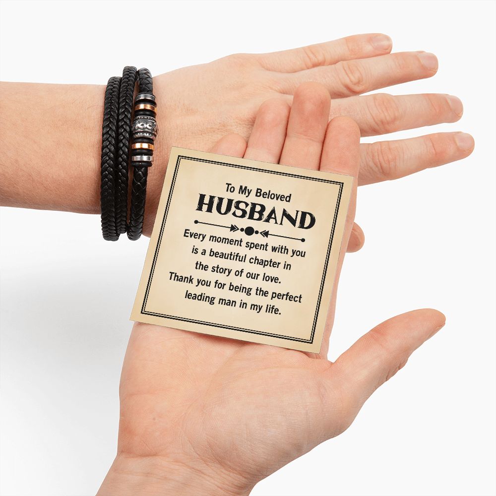 To My Husband Every Moment Spent With You Love You Forever Bracelet-Express Your Love Gifts