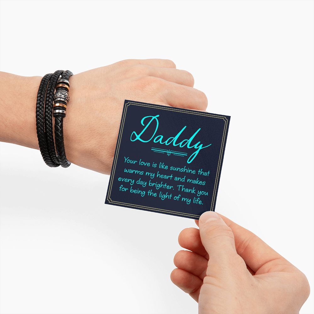 To My Dad Your Love Is Love You Forever Bracelet-Express Your Love Gifts