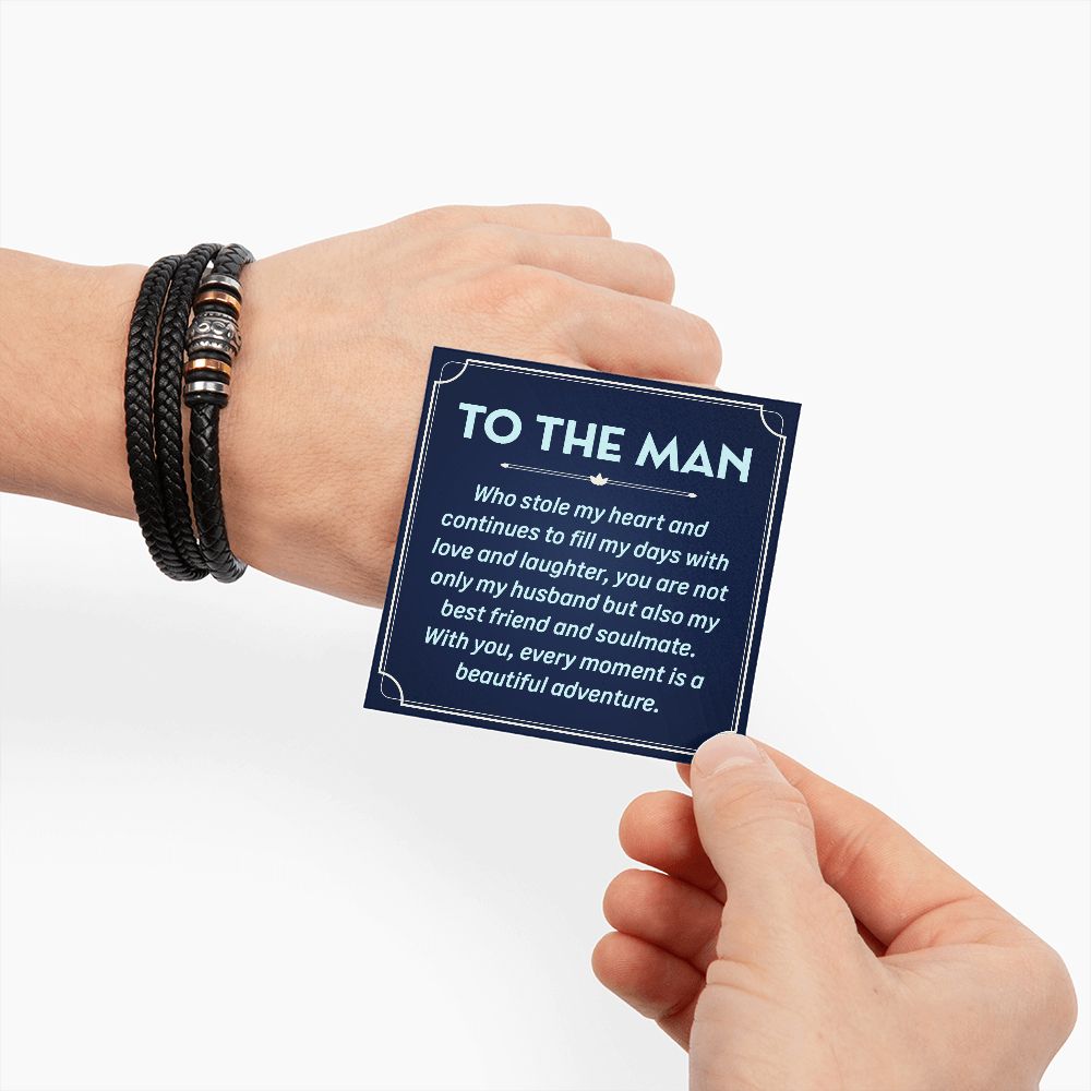 To My Husband To the Man Who Stole Love You Forever Bracelet-Express Your Love Gifts