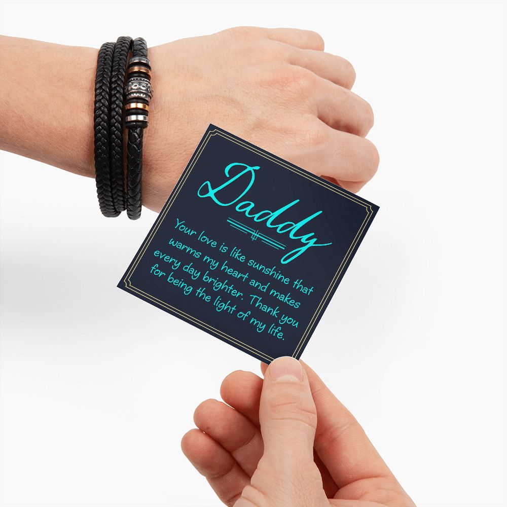 To My Dad Your Love Is Love You Forever Bracelet-Express Your Love Gifts