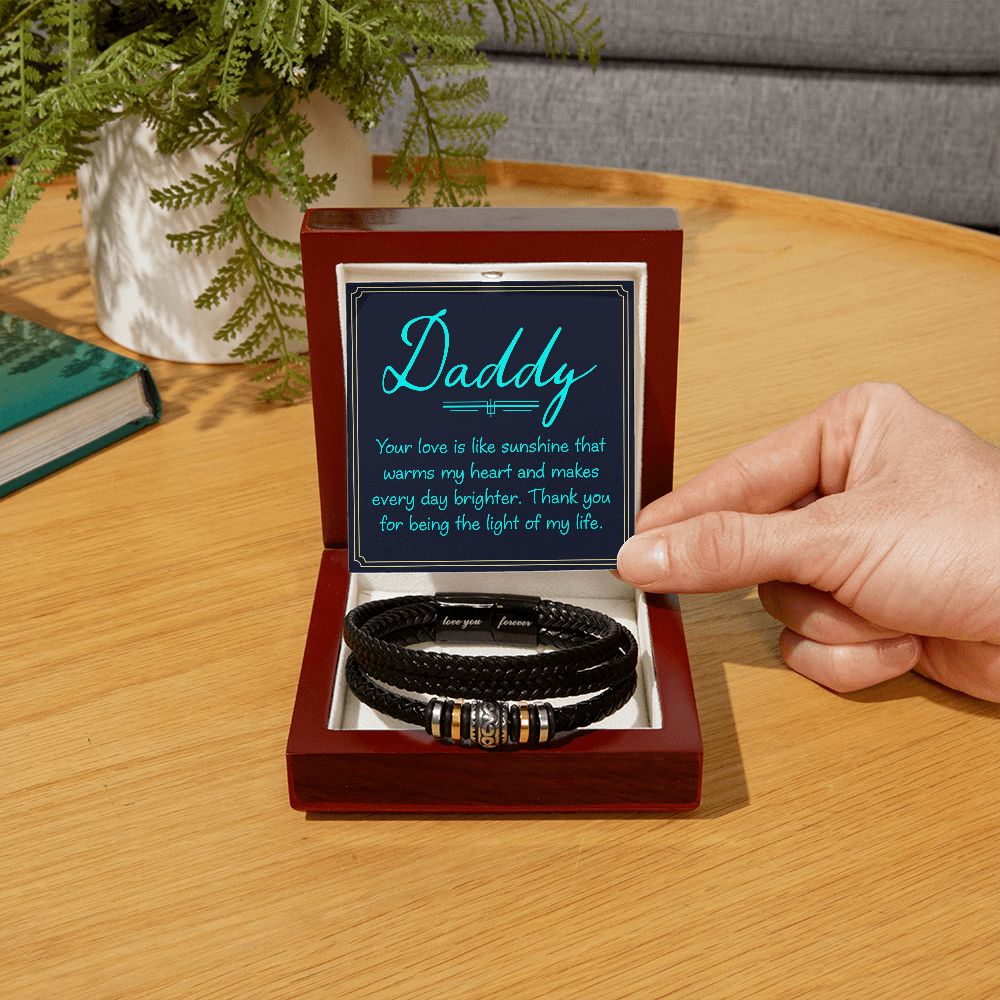 To My Dad Your Love Is Love You Forever Bracelet-Express Your Love Gifts