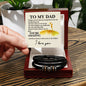 Lucky To Have You As My Father Love You Forever Bracelet-Express Your Love Gifts