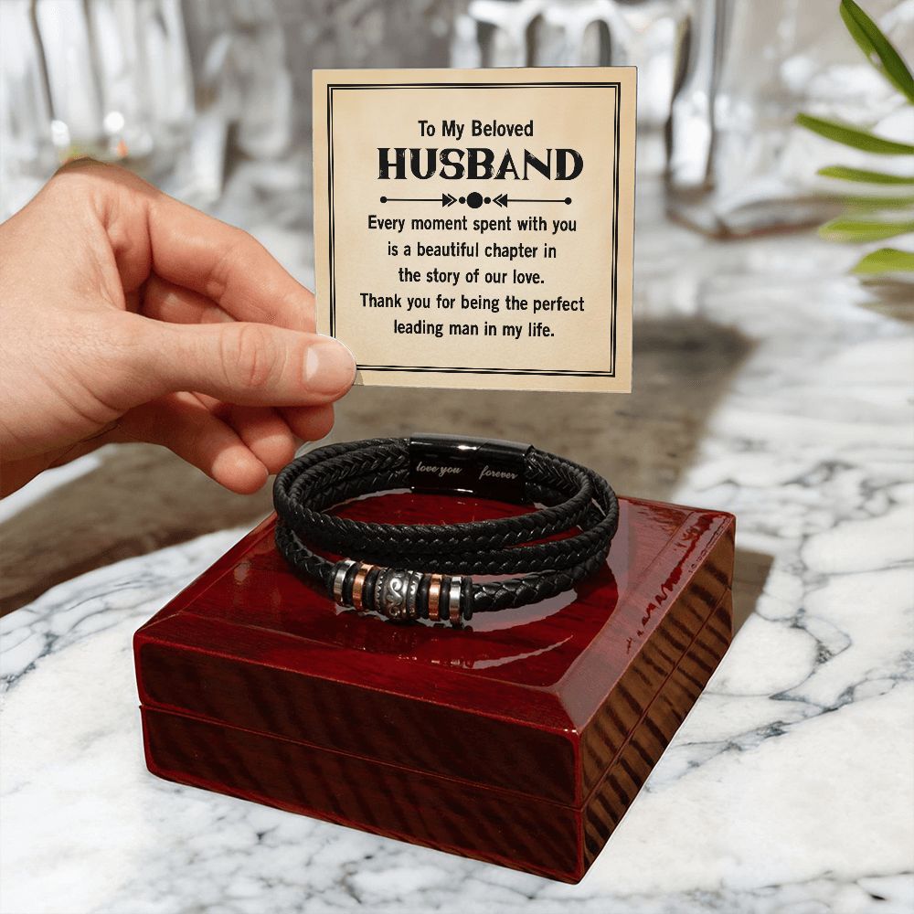 To My Husband Every Moment Spent With You Love You Forever Bracelet-Express Your Love Gifts