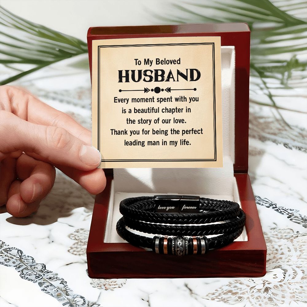 To My Husband Every Moment Spent With You Love You Forever Bracelet-Express Your Love Gifts