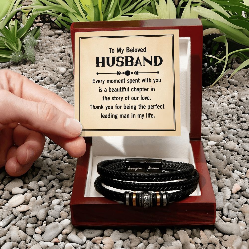 To My Husband Every Moment Spent With You Love You Forever Bracelet-Express Your Love Gifts