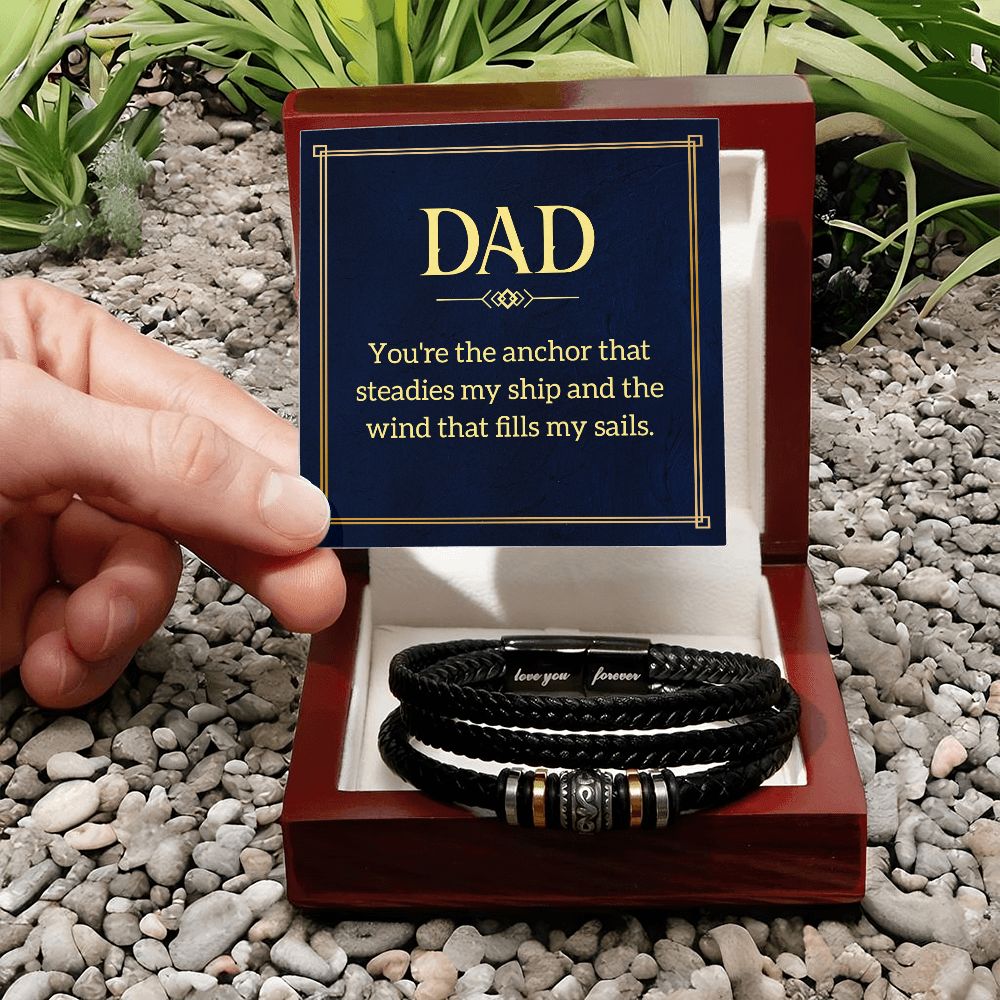 To My Dad You're Love You Forever Bracelet-Express Your Love Gifts