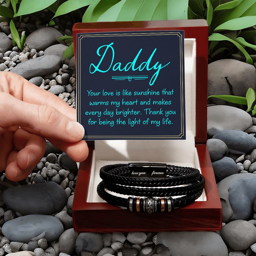 To My Dad Your Love Is Love You Forever Bracelet-Express Your Love Gifts