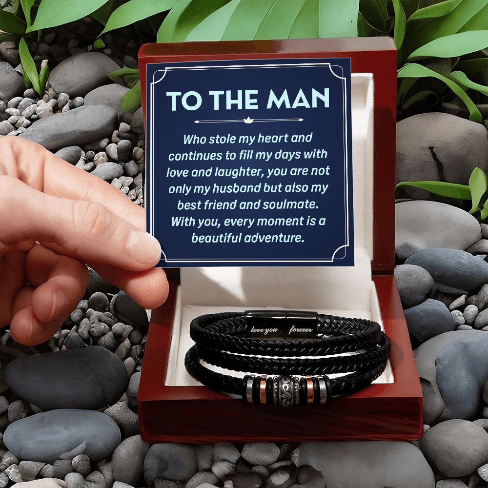 To My Husband To the Man Who Stole Love You Forever Bracelet-Express Your Love Gifts
