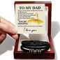 Lucky To Have You As My Father Love You Forever Bracelet-Express Your Love Gifts