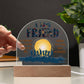 To My Friend A True Friend Printed Acrylic Dome Plaque-Express Your Love Gifts