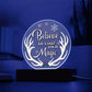 Believe Printed Circle Acrylic Plaque-Express Your Love Gifts