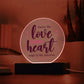 You're the Love Note Printed Circle Acrylic Plaque-Express Your Love Gifts