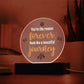 You're the Reason Printed Circle Acrylic Plaque-Express Your Love Gifts