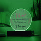 Mom Your Love is The Lighthouse Printed Circle Acrylic Plaque-Express Your Love Gifts