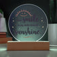 Your Smile is My Daily Dose of SunshinePrinted Circle Acrylic Plaque-Express Your Love Gifts
