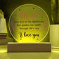 Mom Your Love is The Lighthouse Printed Circle Acrylic Plaque-Express Your Love Gifts