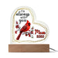 I'm Always Printed Heart Shaped Acrylic Plaque-Express Your Love Gifts