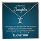 To My Bonus Daughter The Gift of Life Zodiac Name Necklace-Express Your Love Gifts