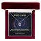 Make a Wish Zodiac Name Necklace-Express Your Love Gifts