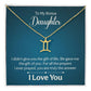 To My Bonus Daughter The Gift of Life Zodiac Name Necklace-Express Your Love Gifts