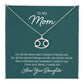To My Mom For All The Times Zodiac Name Necklace-Express Your Love Gifts