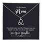 To My Bonus Mom Life Gave Me You Zodiac Name Necklace-Express Your Love Gifts