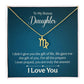 To My Bonus Daughter The Gift of Life Zodiac Name Necklace-Express Your Love Gifts