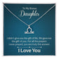 To My Bonus Daughter The Gift of Life Zodiac Name Necklace-Express Your Love Gifts