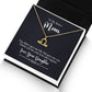 To My Bonus Mom Life Gave Me You Zodiac Name Necklace-Express Your Love Gifts