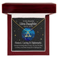 To My Beautiful Libra Daughter Zodiac Name Necklace-Express Your Love Gifts
