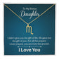 To My Bonus Daughter The Gift of Life Zodiac Name Necklace-Express Your Love Gifts