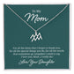 To My Mom For All The Times Zodiac Name Necklace-Express Your Love Gifts