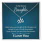 To My Bonus Daughter The Gift of Life Zodiac Name Necklace-Express Your Love Gifts