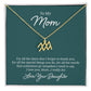 To My Mom For All The Times Zodiac Name Necklace-Express Your Love Gifts