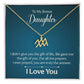 To My Bonus Daughter The Gift of Life Zodiac Name Necklace-Express Your Love Gifts