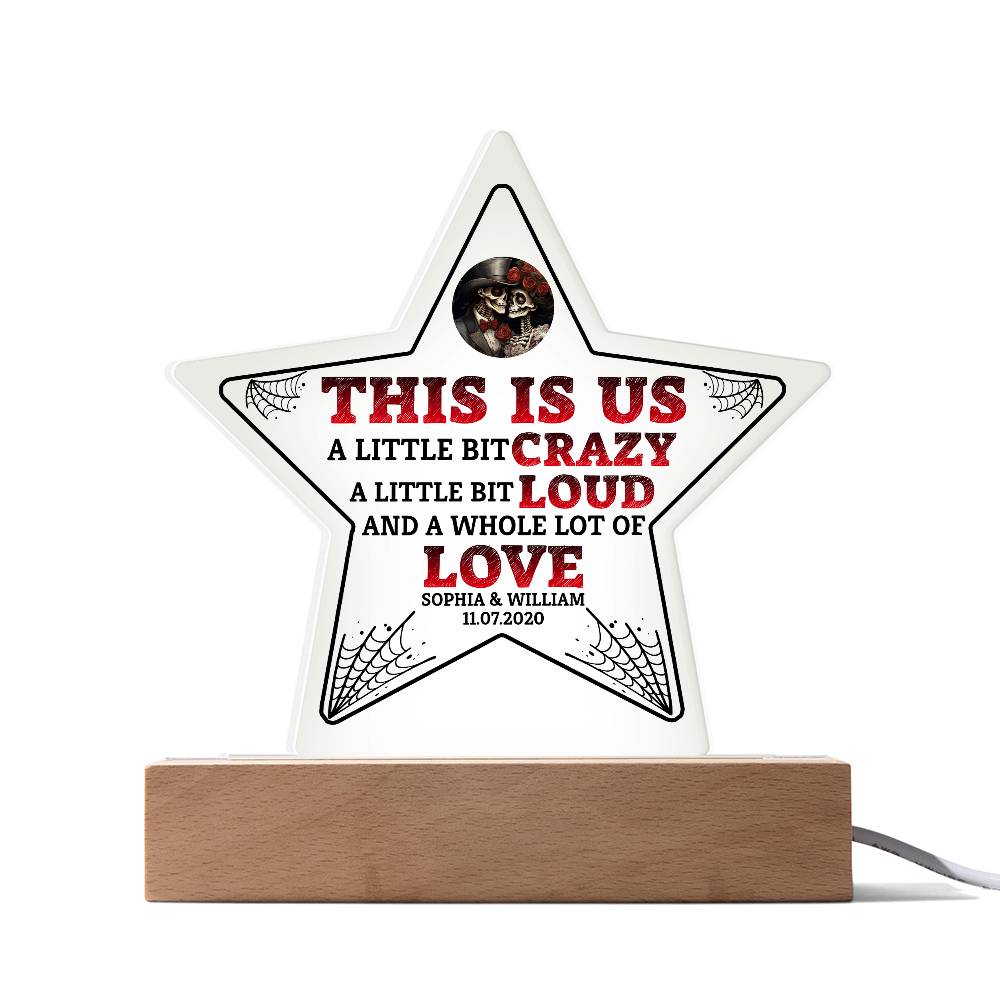 This is Us Printed Star Acrylic Plaque-Express Your Love Gifts