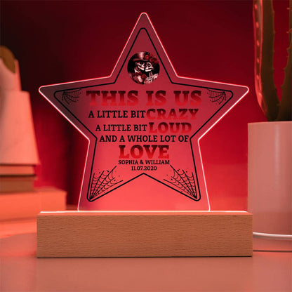 This is Us Printed Star Acrylic Plaque-Express Your Love Gifts