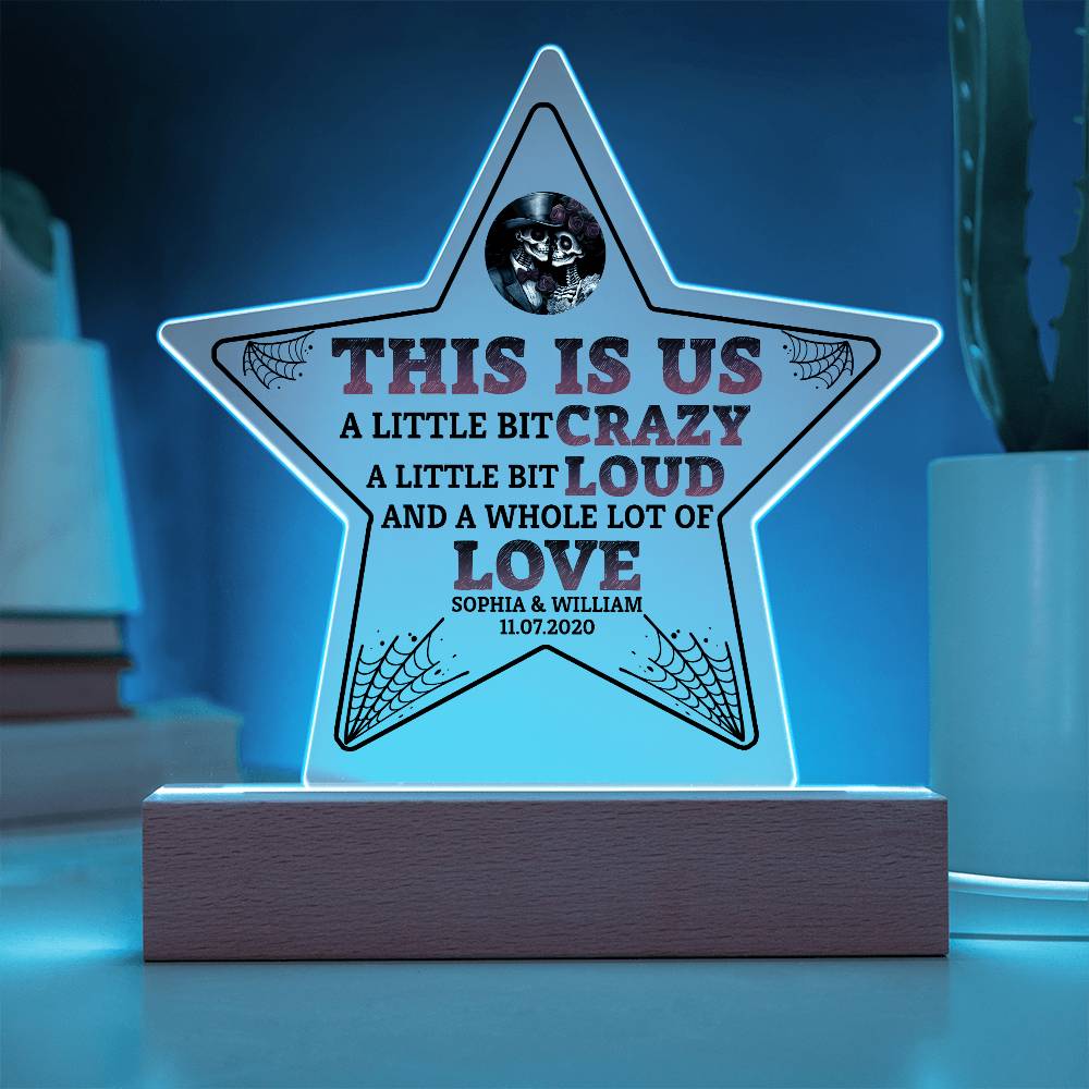 This is Us Printed Star Acrylic Plaque-Express Your Love Gifts